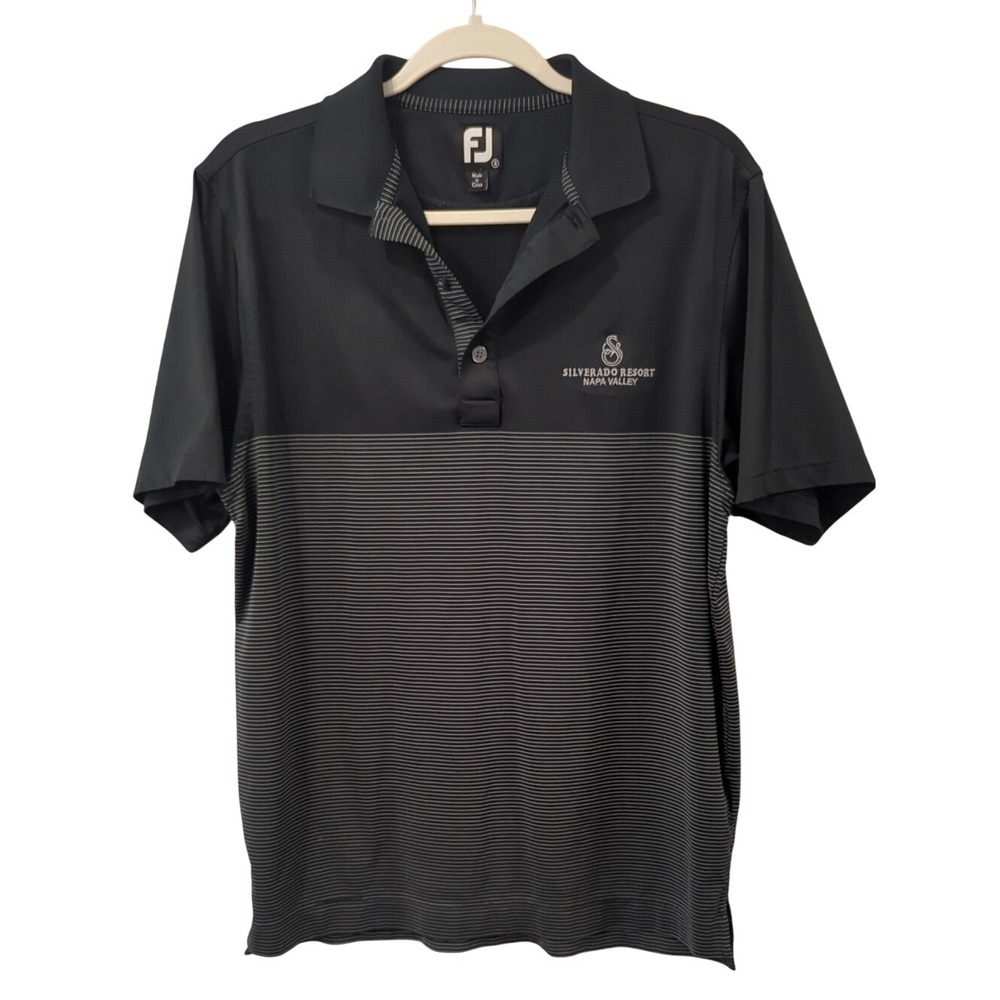 FootJoy Golf Polo Silverado Resort Napa Valley Black size Small‎